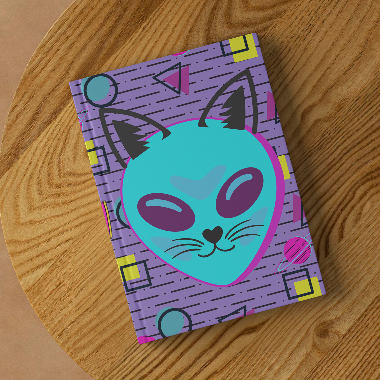 90s_Alien_Cat_Hardcover_Journal_Lifestyle_2_Mockup.png