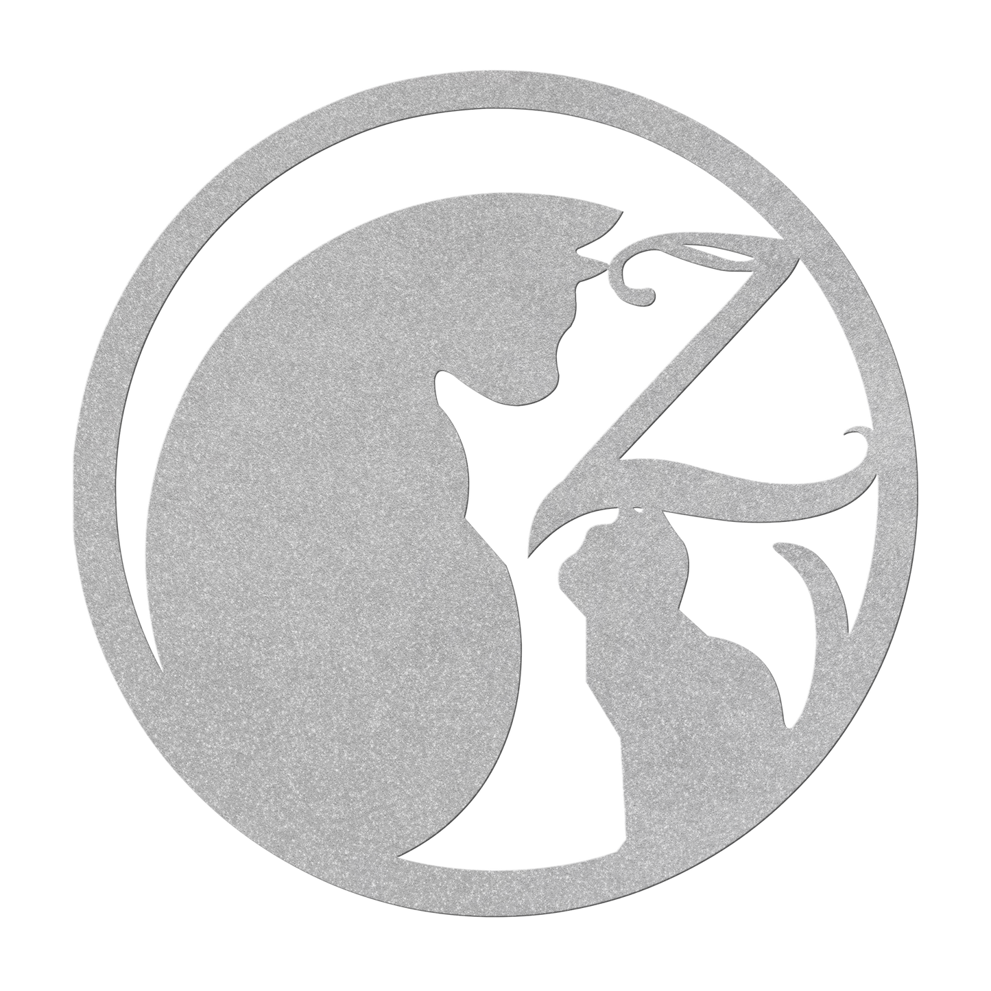 Metal_Cat_Sign_-_Monogram_Z_Silver_Transparent_Mockup.png