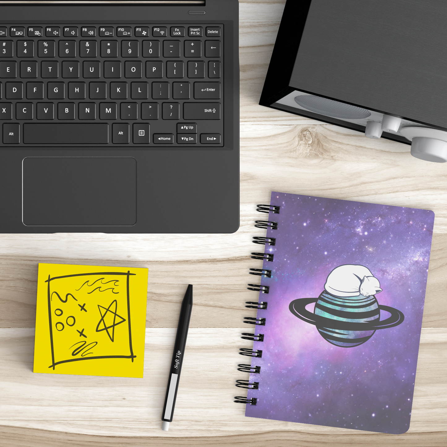 Sleeping_Kitty_in_Space_Spiralbound_Note_SB_Lifestyle_Mockup.png