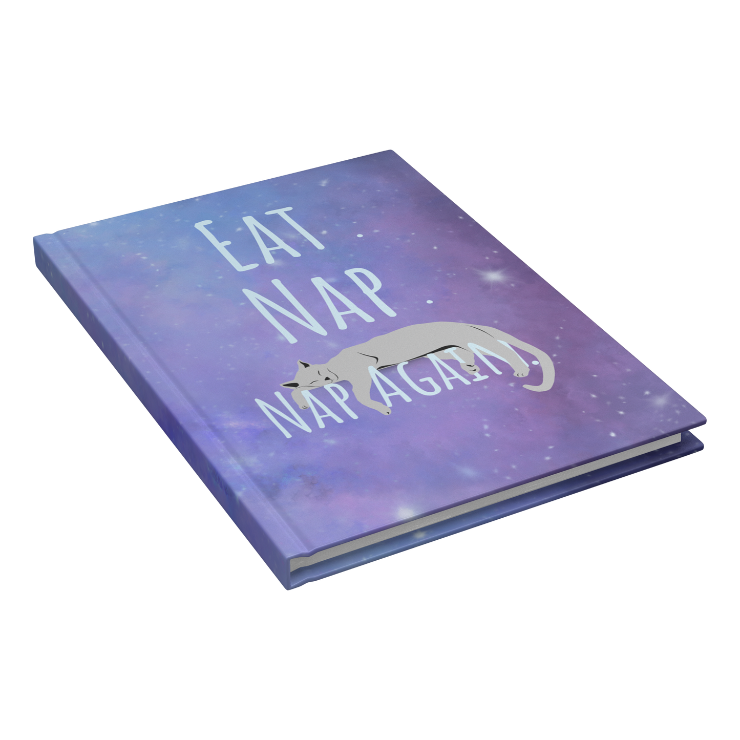 Eat_Nap_Nap_again_Blank_Back_Hard_Cov_Closed_Cover_Angle_Mockup.png
