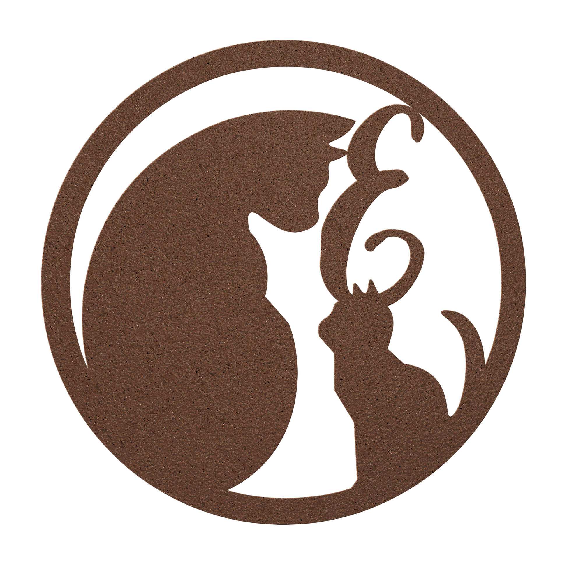 Metal_Cat_Sign_-_Monogram_E_Copper_Transparent_Mockup.png