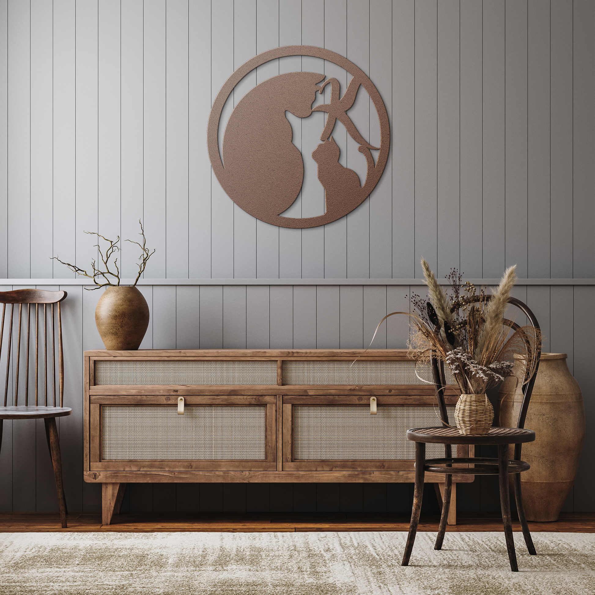 Metal_Cat_Sign_-_Monogram_K_Copper_Rustic_Hallway_Mockup.png