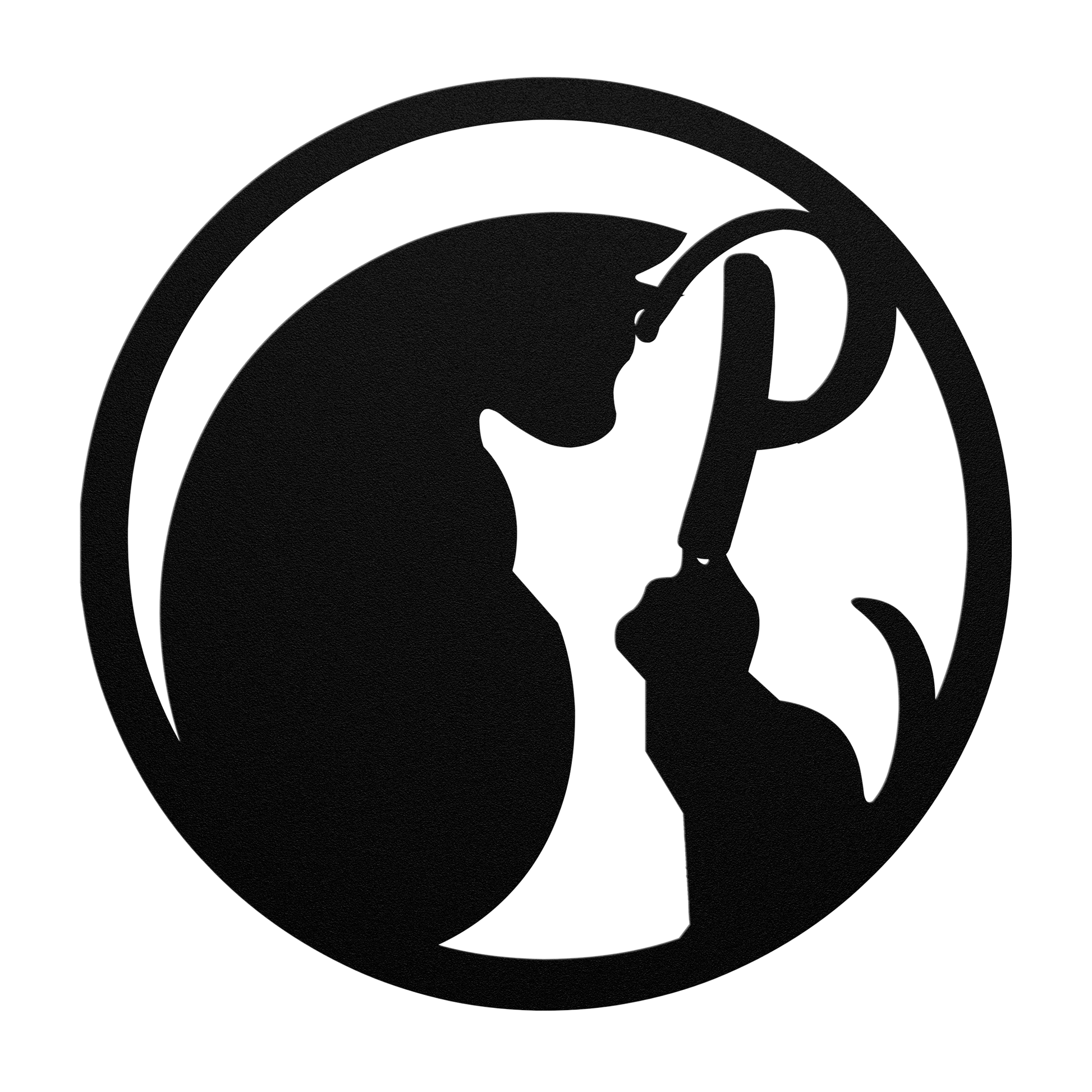 Metal_Cat_Sign_-_Monogram_P_Black_Transparent_Mockup.png