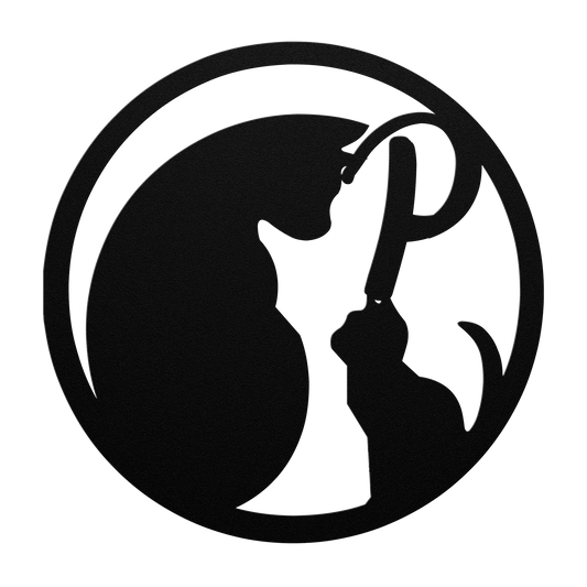Metal_Cat_Sign_-_Monogram_P_Black_Transparent_Mockup.png
