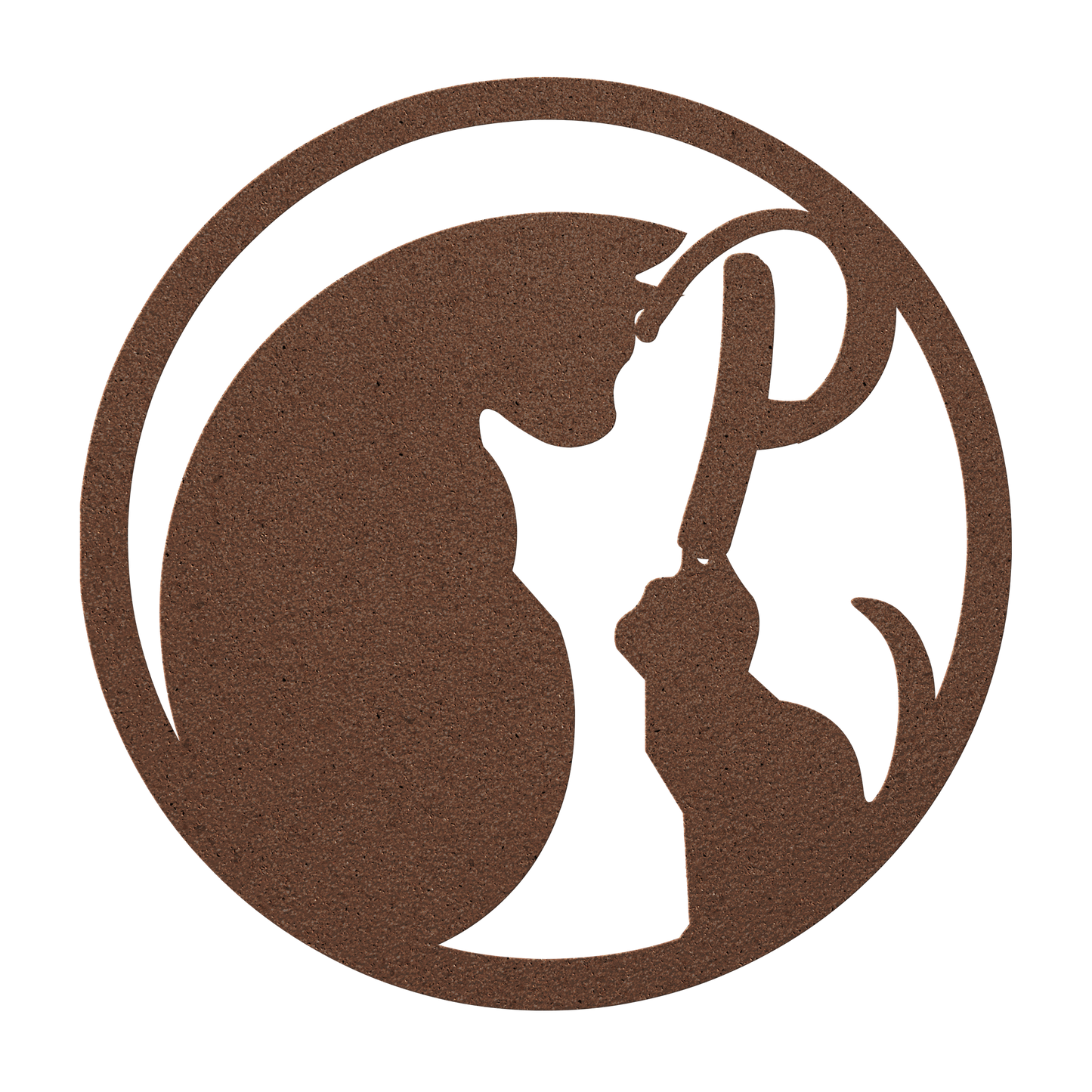 Metal_Cat_Sign_-_Monogram_P_Copper_Transparent_Mockup.png