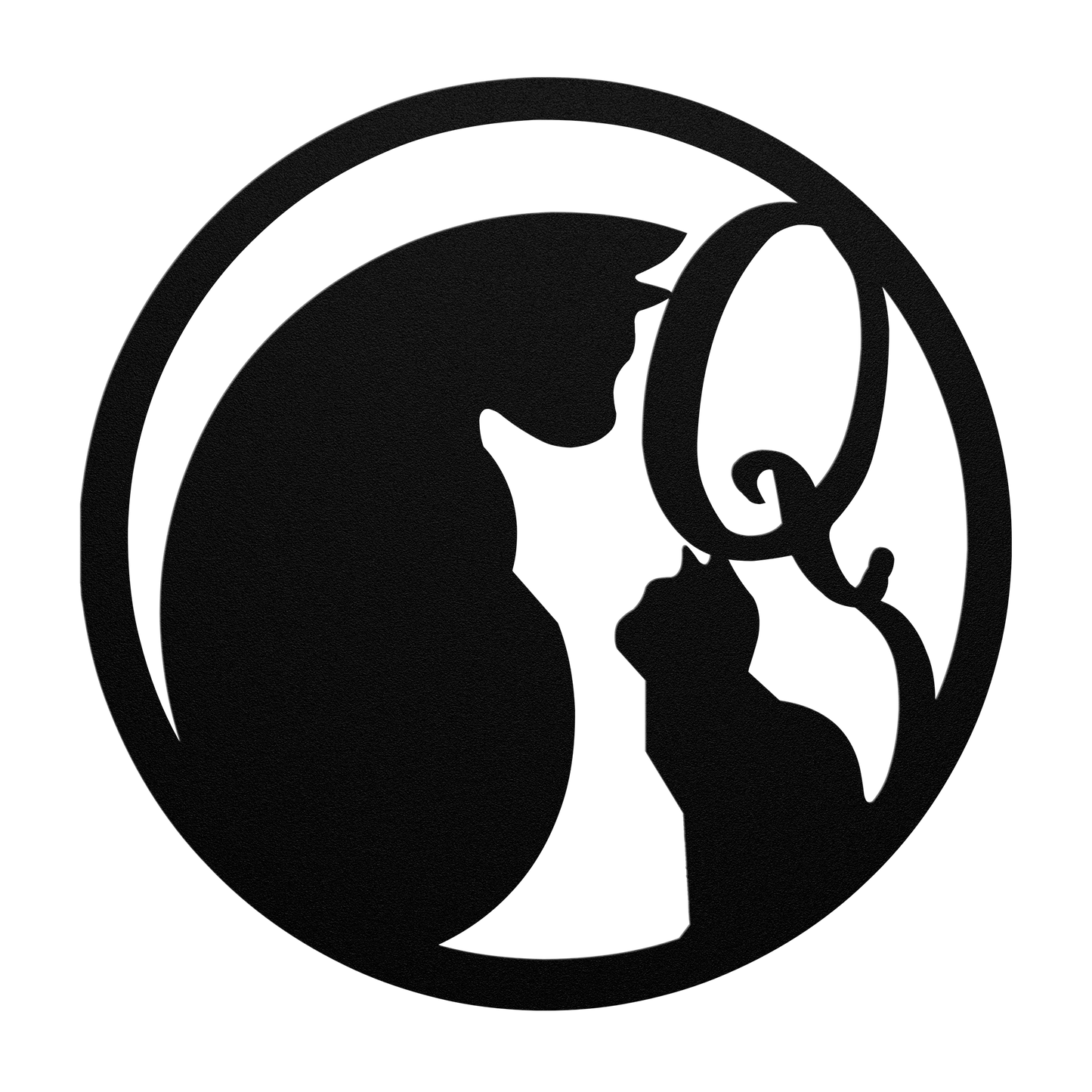 Metal_Cat_Sign_-_Monogram_Q_Black_Transparent_Mockup.png