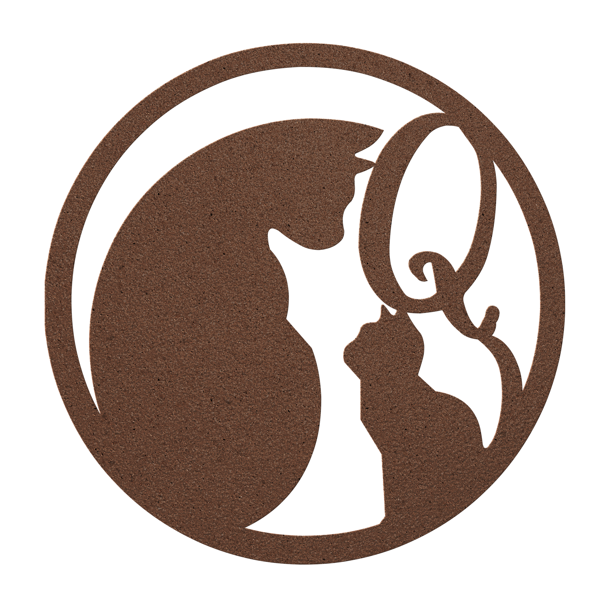 Metal_Cat_Sign_-_Monogram_Q_Copper_Transparent_Mockup.png