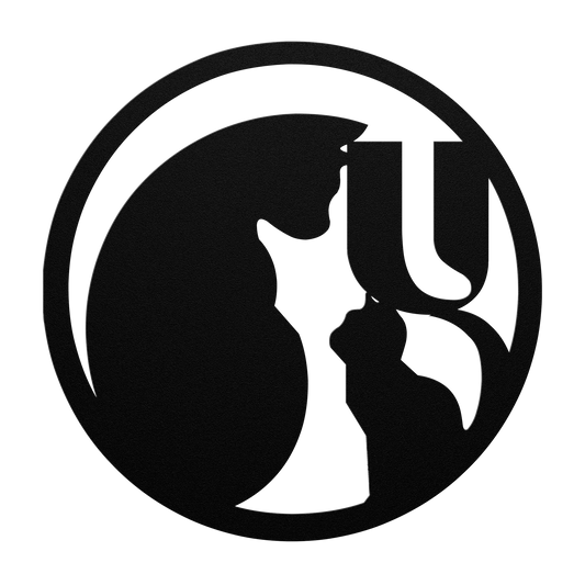 Metal_Cat_Sign_-_Monogram_U_Black_Transparent_Mockup.png